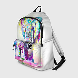 Рюкзак Акварельные слоны, цвет: 3D-принт