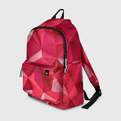 Рюкзак Розовые грани, цвет: 3D-принт