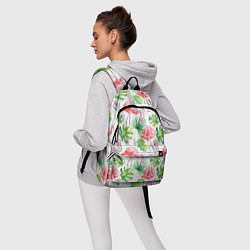 Рюкзак Фламинго в тропиках, цвет: 3D-принт — фото 2