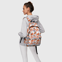 Рюкзак Стикеры с лисом, цвет: 3D-принт — фото 2
