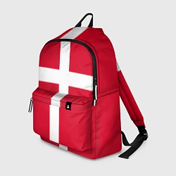 Рюкзак Флаг Дании, цвет: 3D-принт