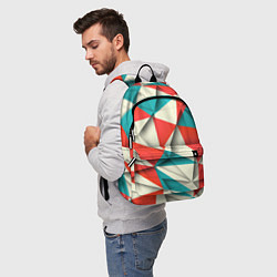 Рюкзак Геометрия, цвет: 3D-принт — фото 2