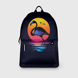 Рюкзак Фламинго – дитя заката, цвет: 3D-принт — фото 2