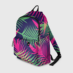 Рюкзак Неоновые пальмы, цвет: 3D-принт