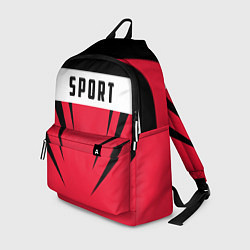 Рюкзак Sport: Red Style, цвет: 3D-принт