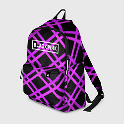 Рюкзак Black Pink: Neon Lines, цвет: 3D-принт