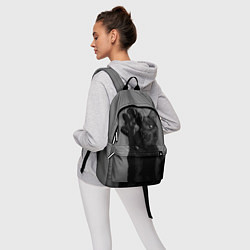 Рюкзак Черный котик, цвет: 3D-принт — фото 2