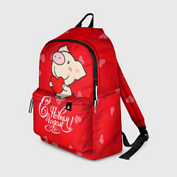Рюкзак Свинка с сердцем, цвет: 3D-принт