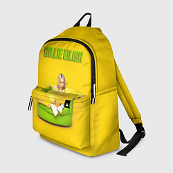 Рюкзак Billie Eilish: Yellow Mood, цвет: 3D-принт