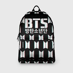 Рюкзак BTS: Black Pattern, цвет: 3D-принт — фото 2