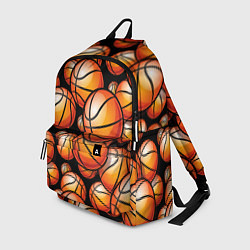 Рюкзак Баскетбольные яркие мячи, цвет: 3D-принт