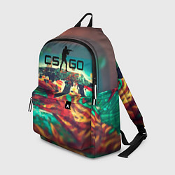 Рюкзак CS GO logo abstract, цвет: 3D-принт