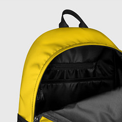 Рюкзак BILLIE EILISH: Yellow & Black, цвет: 3D-принт — фото 2