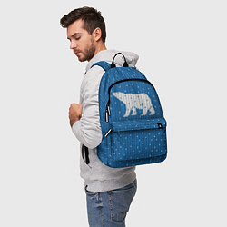 Рюкзак Свитер с медведем, цвет: 3D-принт — фото 2