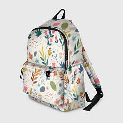 Рюкзак Цветочный орнамент, цвет: 3D-принт