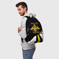 Рюкзак Войска связи - громче крикнешь, дальше слышно, цвет: 3D-принт — фото 2