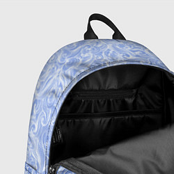 Рюкзак Волны на голубом фоне, цвет: 3D-принт — фото 2