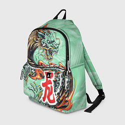 Рюкзак Изумрудный дракон, цвет: 3D-принт