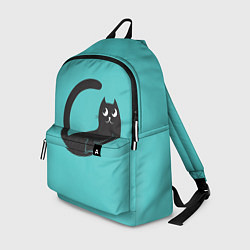 Рюкзак Чёрный котя, цвет: 3D-принт
