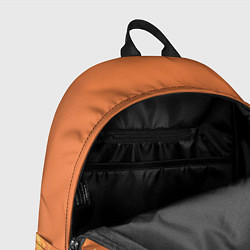 Рюкзак Золотые снежинки, цвет: 3D-принт — фото 2