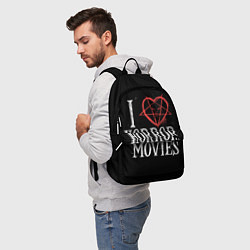 Рюкзак I Love Horror Movies, цвет: 3D-принт — фото 2