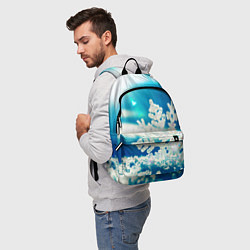 Рюкзак Снег, цвет: 3D-принт — фото 2