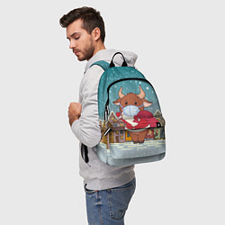 Рюкзак Бык с подарками 2021, цвет: 3D-принт — фото 2
