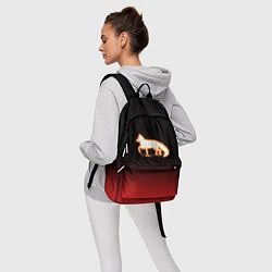 Рюкзак Светящаяся лиса, цвет: 3D-принт — фото 2