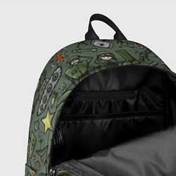 Рюкзак Военные атрибуты, цвет: 3D-принт — фото 2