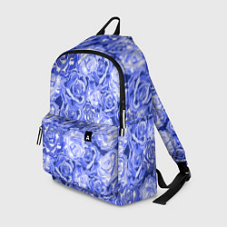 Рюкзак Голубые и синие розы, цвет: 3D-принт