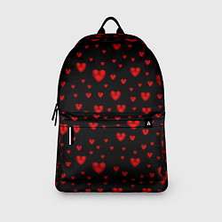 Рюкзак Красные сердца, цвет: 3D-принт — фото 2