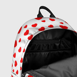 Рюкзак Енот в сердечках, цвет: 3D-принт — фото 2