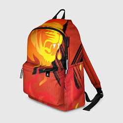 Рюкзак Огненный лев, цвет: 3D-принт