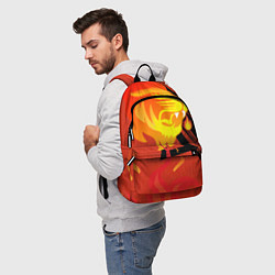 Рюкзак Огненный лев, цвет: 3D-принт — фото 2