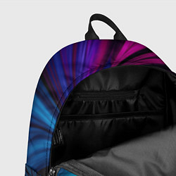 Рюкзак НЕОНОВЫЙ ПОЛОСЫ, цвет: 3D-принт — фото 2