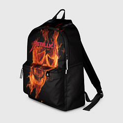 Рюкзак Metallica Flame, цвет: 3D-принт