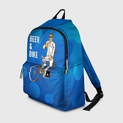 Рюкзак Велосипед и пиво, цвет: 3D-принт