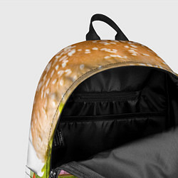 Рюкзак Бургер, цвет: 3D-принт — фото 2