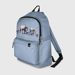 Рюкзак Слоны, цвет: 3D-принт