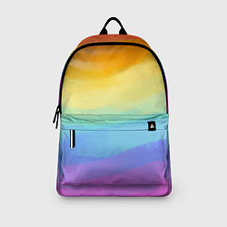 Рюкзак РАДУЖНЫЕ ВОЛНЫ RAINBOW WAVES Z, цвет: 3D-принт — фото 2