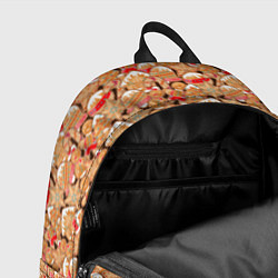 Рюкзак Праздничное Печенье, цвет: 3D-принт — фото 2