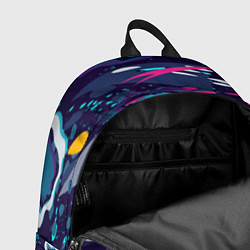 Рюкзак Космический абстрактный паттерн, цвет: 3D-принт — фото 2