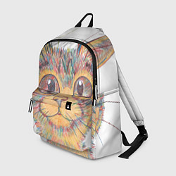 Рюкзак A 018 Цветной кот, цвет: 3D-принт
