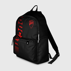 Рюкзак DUCATI BLACK RED LINE, цвет: 3D-принт