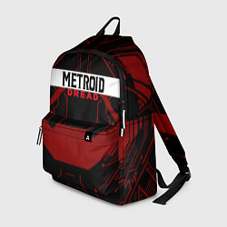 Рюкзак Metroid Dread Black Red Logo, цвет: 3D-принт