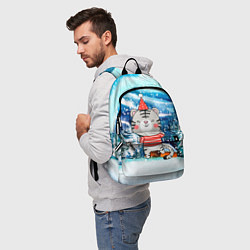 Рюкзак Тигренок в заснеженную погоду, цвет: 3D-принт — фото 2