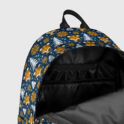 Рюкзак Вязаный тигренок, цвет: 3D-принт — фото 2