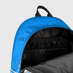 Рюкзак MERRY CHRISTMAS BLUE, цвет: 3D-принт — фото 2
