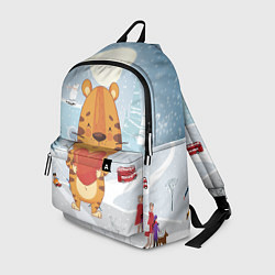 Рюкзак Тигренок с большим сердцем, цвет: 3D-принт