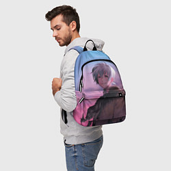 Рюкзак Фуши на закате, цвет: 3D-принт — фото 2